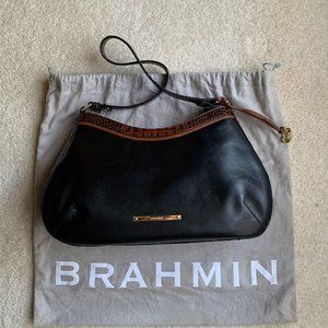 Brahmin NWOT Cayson Tri-Texture Shoulder Bag